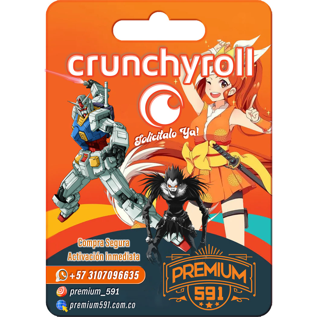 Crunchyroll Premium 1 Mes | Anime HD en Colombia